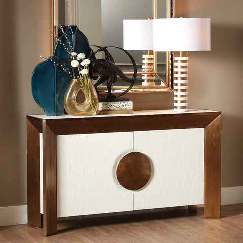 Global Views Framed Timeless Minimalist Contemporary Console