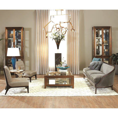 Timeless Minimalist Marble Nesting Table Set with Round Frame