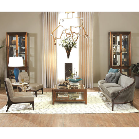 Timeless Minimalist Marble Nesting Table Set with Round Frame