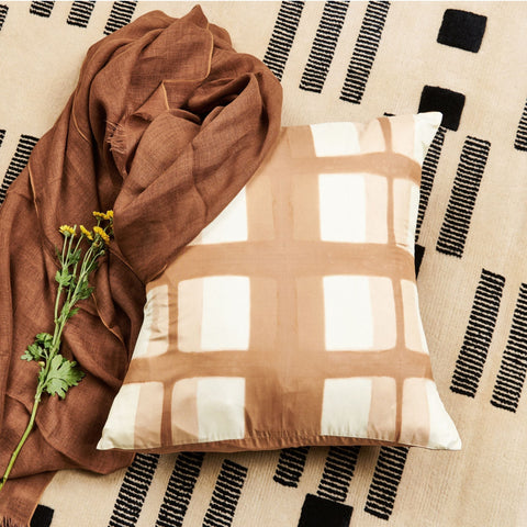 Powered by People Artful Traditionalist Handcrafted Contemporary Accent Throw Pillow - 20 x 20