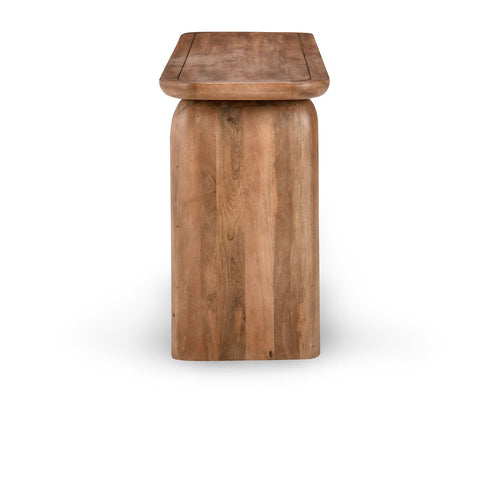 Chloe Timeless Minimalist Modern Curved Entryway Console