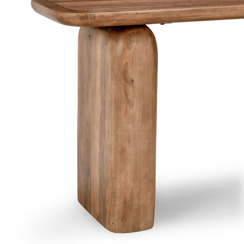 Chloe Timeless Minimalist Modern Curved Entryway Console