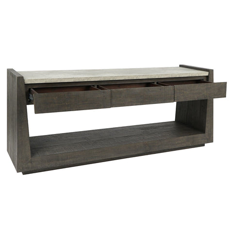 Classic Home Tori Timeless Minimalist Contemporary Entryway Console
