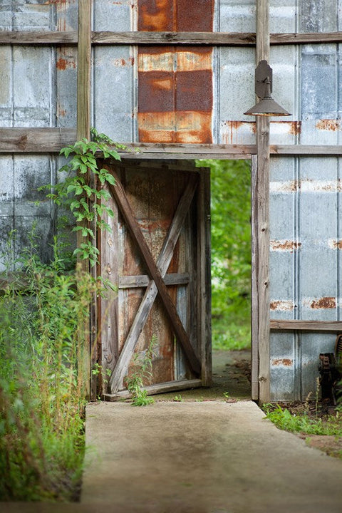 Manuscript Accent Beveled Industrial Sconce Wall Light
