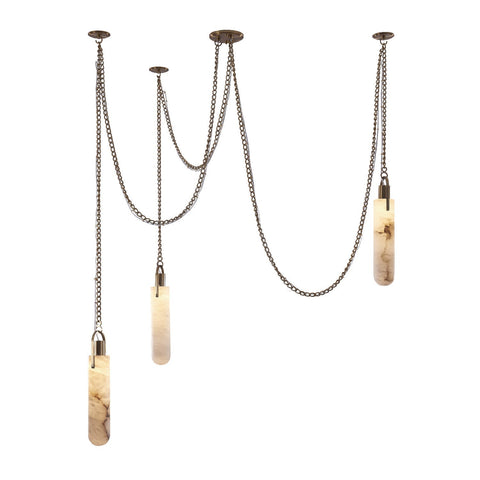 Flint Accent Modern Pendant Light Cylinder Ceiling Light