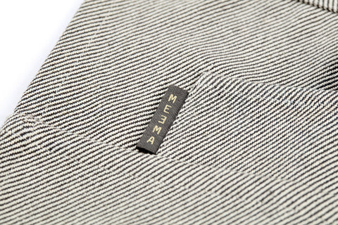 Waist Adjustable Stripe Apron with Deep Pockets