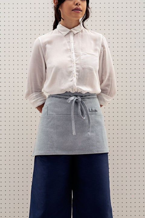 Waist Apron with Pockets and Utility Loop