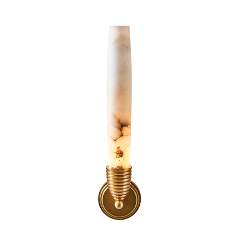 Accent Gypsum Art Deco Column Sconce Wall Light