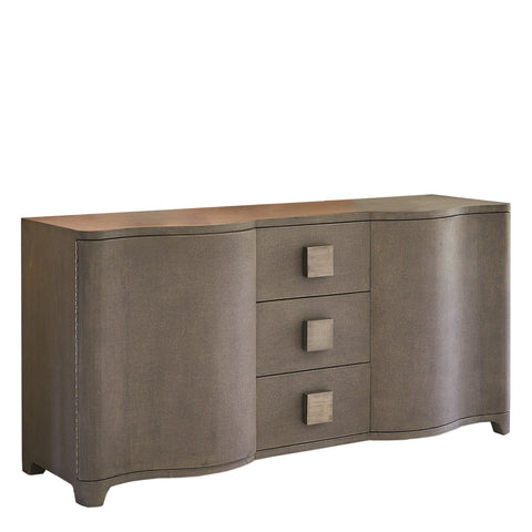 Toile Contemporary Credenza Cabinet