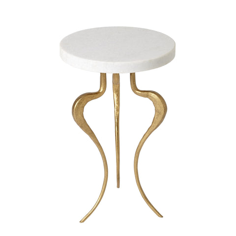 Timeless Minimalist Silhouette Contemporary Round Accent Table