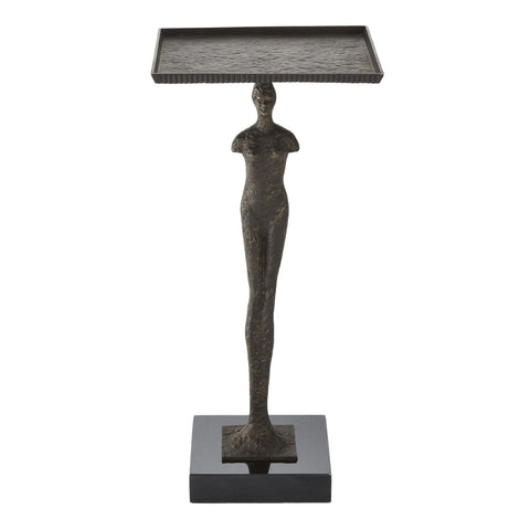 Timeless Minimalist Modern Rectangle Granite Drink Table