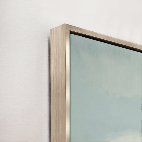 Verdant Oasis I Modern Floating Metal Print Wall Art