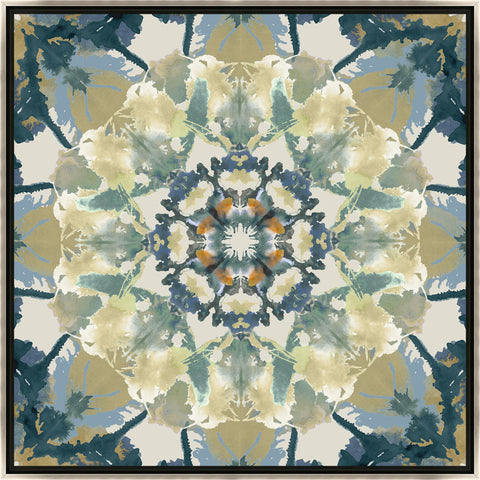 Sparkler In Green Modern Framed Print Wall Art