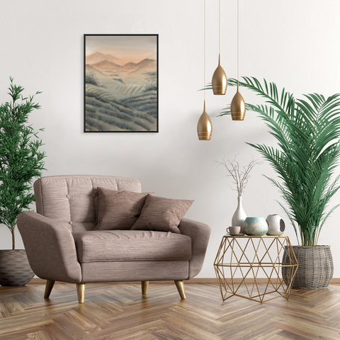 Rolling Hills I Modern Matte Print Wall Art