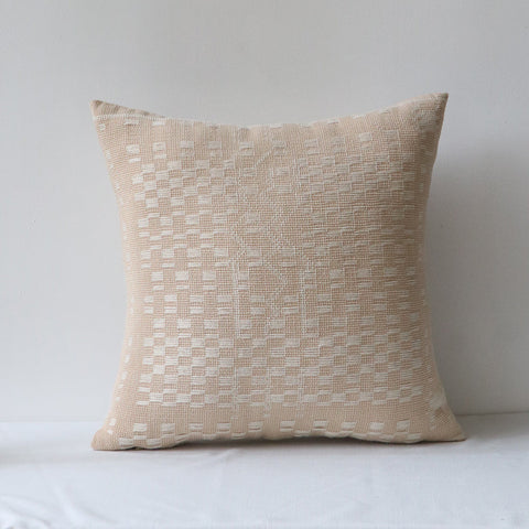 Artful Traditionalist Handwoven Scandinavian Square Pillow Cover