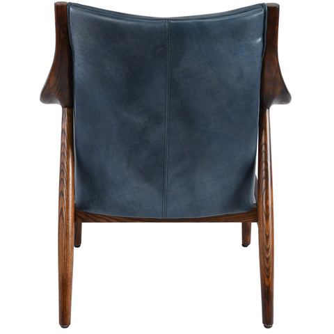 Timeless Minimalist Club Armchair with Curved Fixed Arms