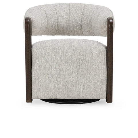 James Timeless Minimalist Modern Barrel Accent Chair