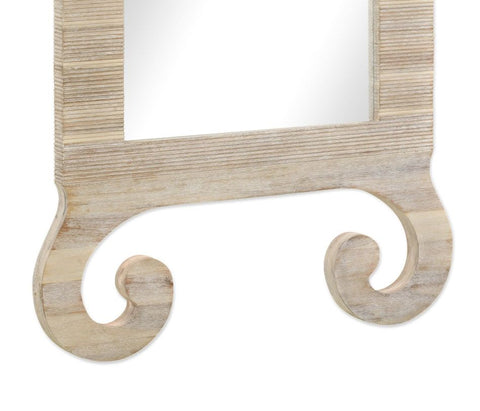 Traditional Rustic Ornate Accent Wall Mirror for Entryway