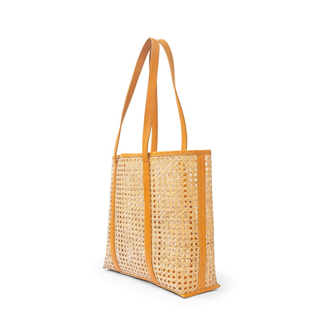 Handmade Geometric Open Top Tote