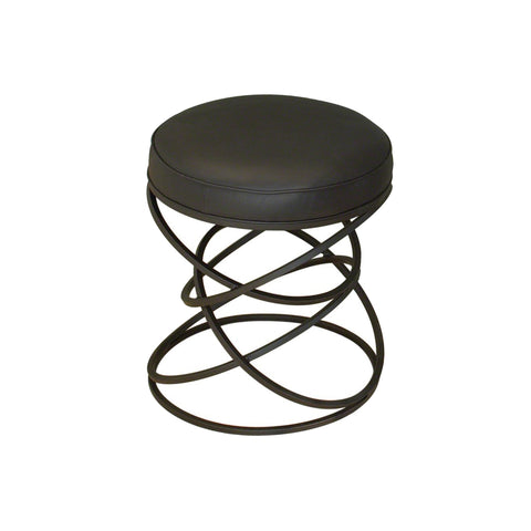 Space Saving Modern Spiral Leg Platform Counter Stool