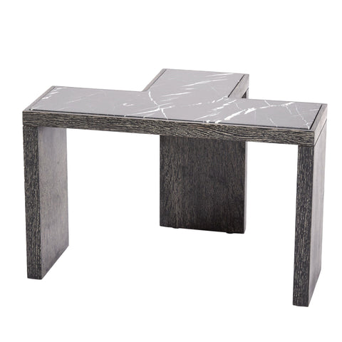 Global Views Timeless Minimalist Freeform Center Table