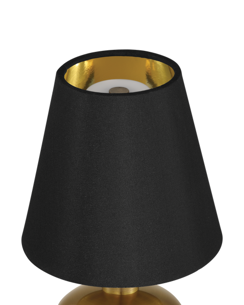 Galavant Modern Column Table Lamp in Brass