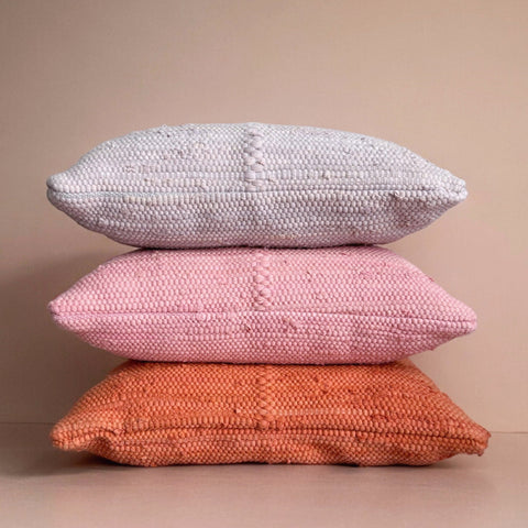 Powered by People Artful Traditionalist Bohemian Handwoven Braided Pillow Cover - 20 x 20