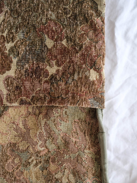 Powered by People Artful Traditionalist Textured Velvet Pillow Cover with Contrast Trim - 14 x 36