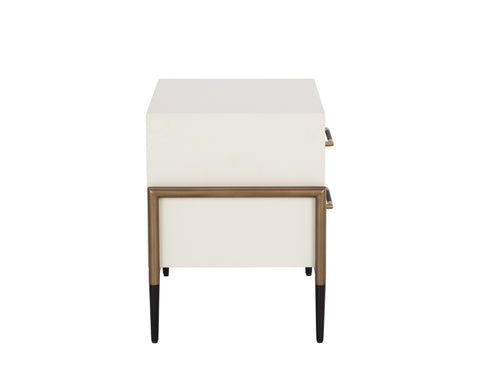 Sunpan Weldrick Timeless Minimalist Modern Nightstand