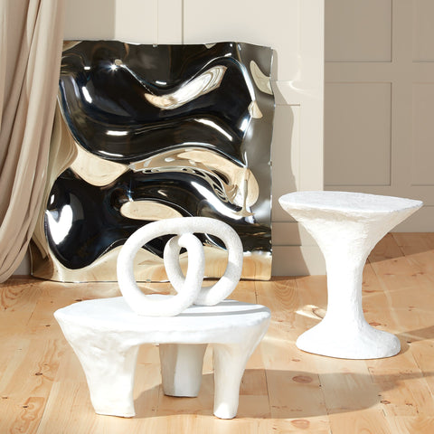 Timeless Minimalist Primitive Organic Freeform Center Table