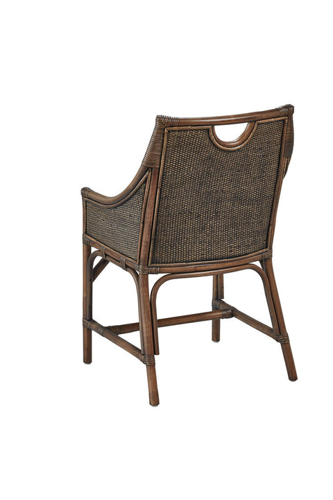 Timeless Minimalist Bohemian Rattan Dining Armchair