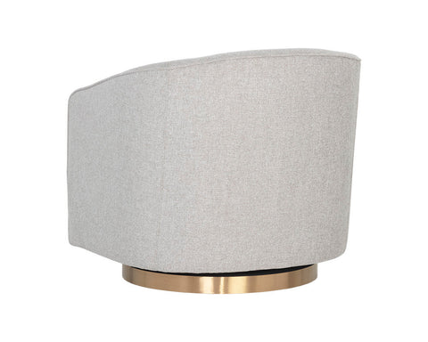 Timeless Minimalist Contemporary Barrel Lounge Chair