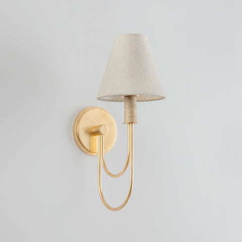 Warrensburg Candelabra Sconce in Gold Elegant Wall Light