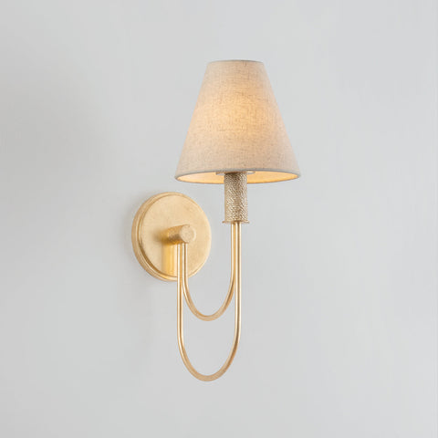 Warrensburg Candelabra Sconce in Gold Elegant Wall Light