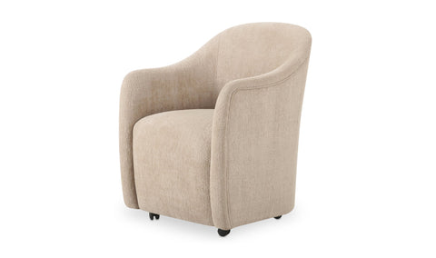 Drava Timeless Minimalist Contemporary Barrel Armchair
