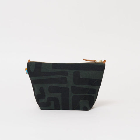 Abstract Heart Beaded Convertible Graphic Pouch