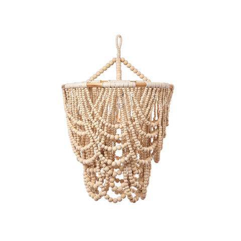 Accent Handcrafted Tiered Chandelier with Beads Bohemian Style