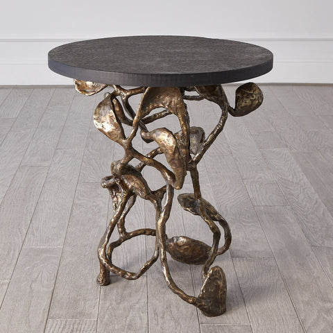 Studio A Timeless Minimalist Drift Modern Freeform Marble Accent Table - 22 W