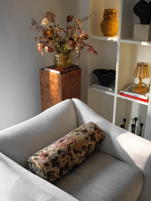 Powered by People Artful Traditionalist Vintage Bolster Cylinder Throw Pillow - 8 x 24 - 9 x 36 - 9 x 48