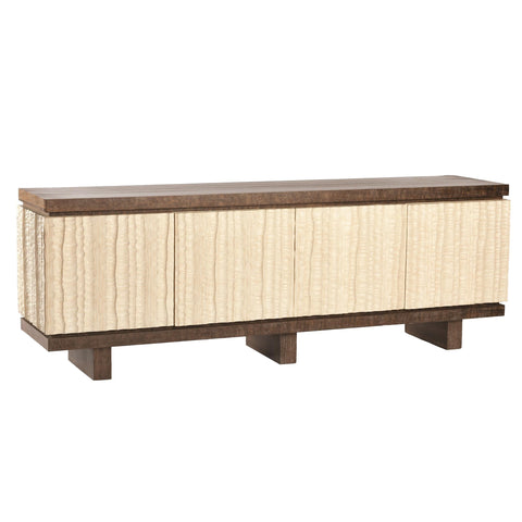 Emory Two Tone Matte Media Cabinet for Contemporary Spaces