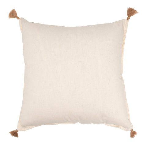 Powered by People Artful Traditionalist Bohemian Handcrafted Tufted Pillow Cover - 20 x 20