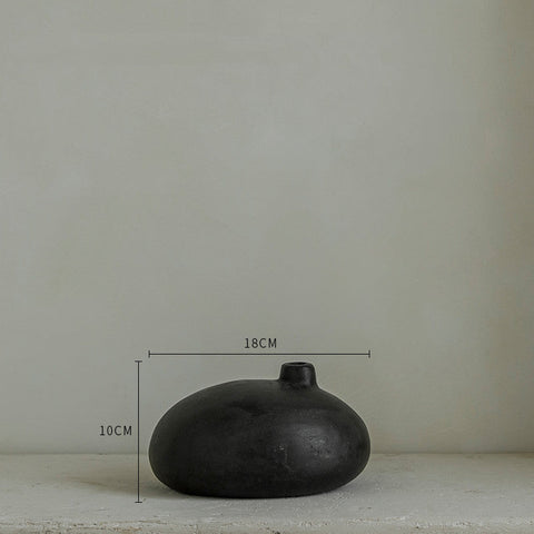 Decorating Essentials Modern Asymmetrical Matte Table Vase