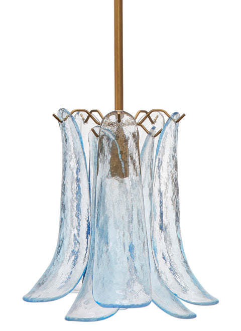 Cala Accent Bell Art Glass Modern Pendant Light
