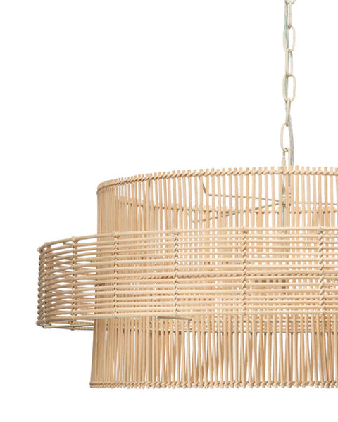 Accent Concentric Coastal Handcrafted Drum Pendant Light