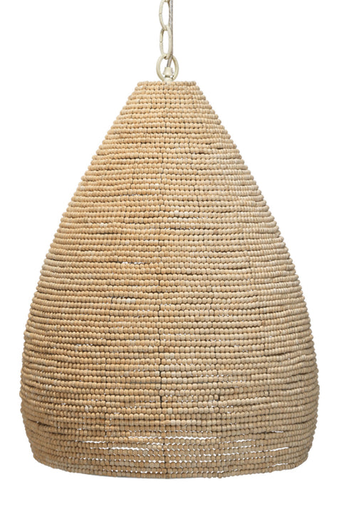 Gulf Accent Coastal Bohemian Pendant Light with Beads
