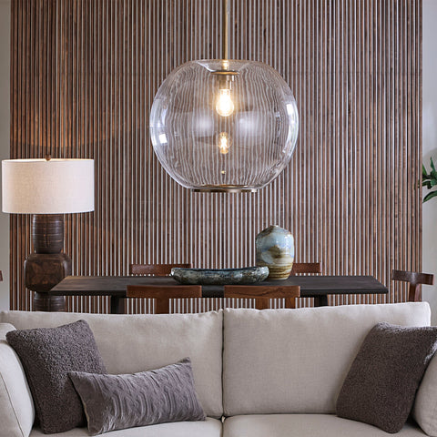 Helium Accent Modern Round Pendant Light