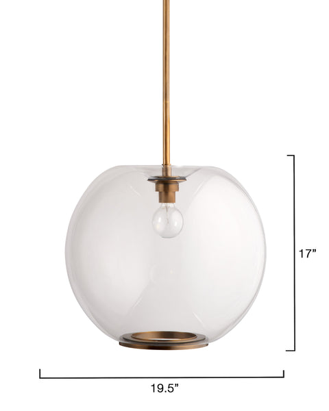 Helium Accent Modern Round Pendant Light