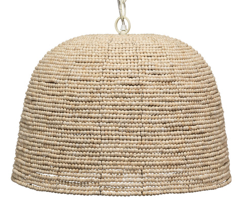 Accent Coastal Bohemian Pendant Light with Beads Ceiling Light