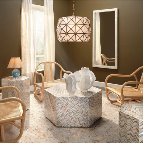 Ambient Handcrafted Drum Pendant Light for Contemporary Spaces