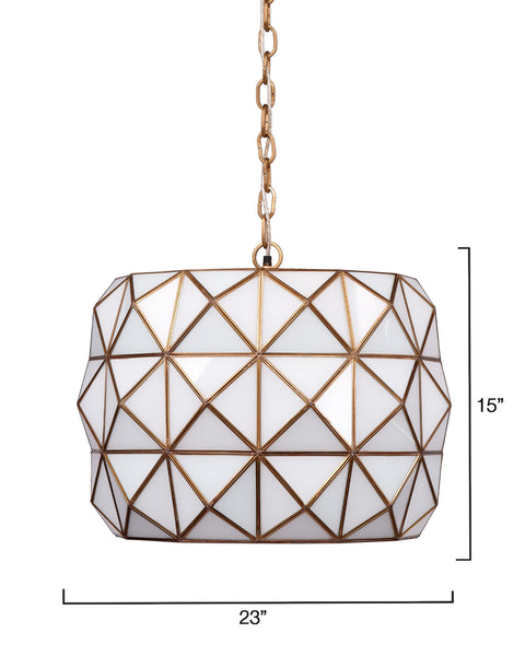 Ambient Handcrafted Drum Pendant Light for Contemporary Spaces